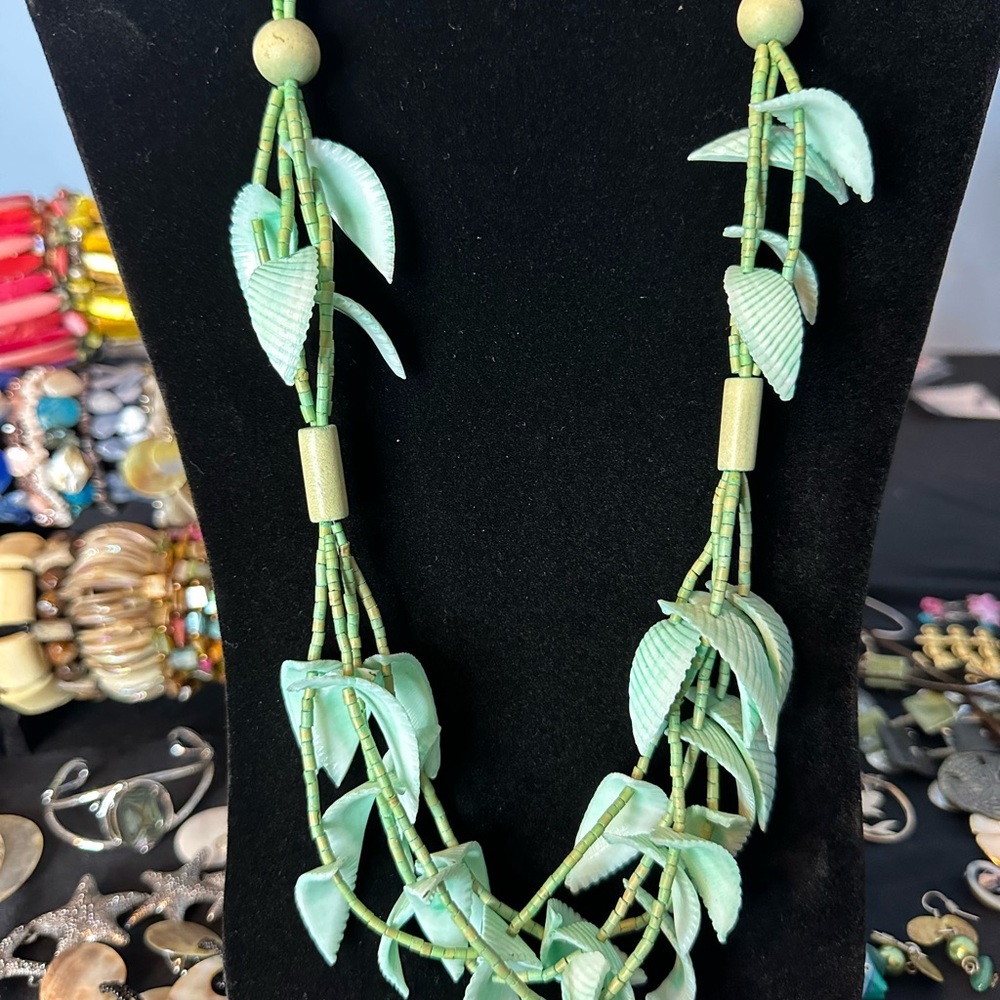 Beautiful shell and bead necklace